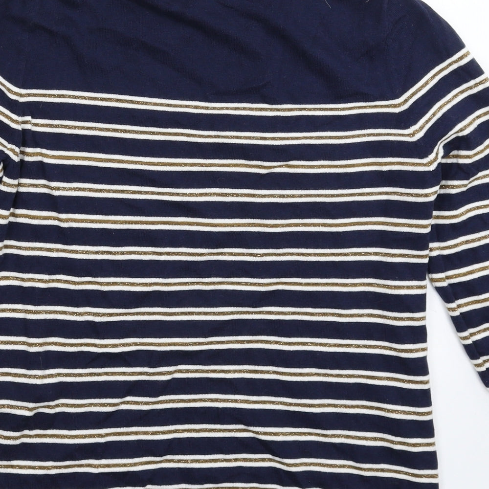 NEXT Womens Multicoloured Striped Knit Pullover Jumper Size 12