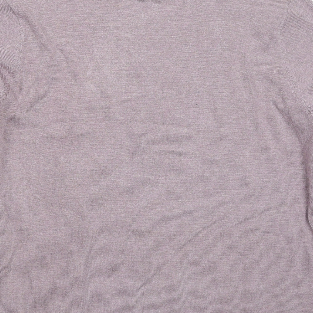 H&M Womens Grey Knit Pullover Jumper Size M