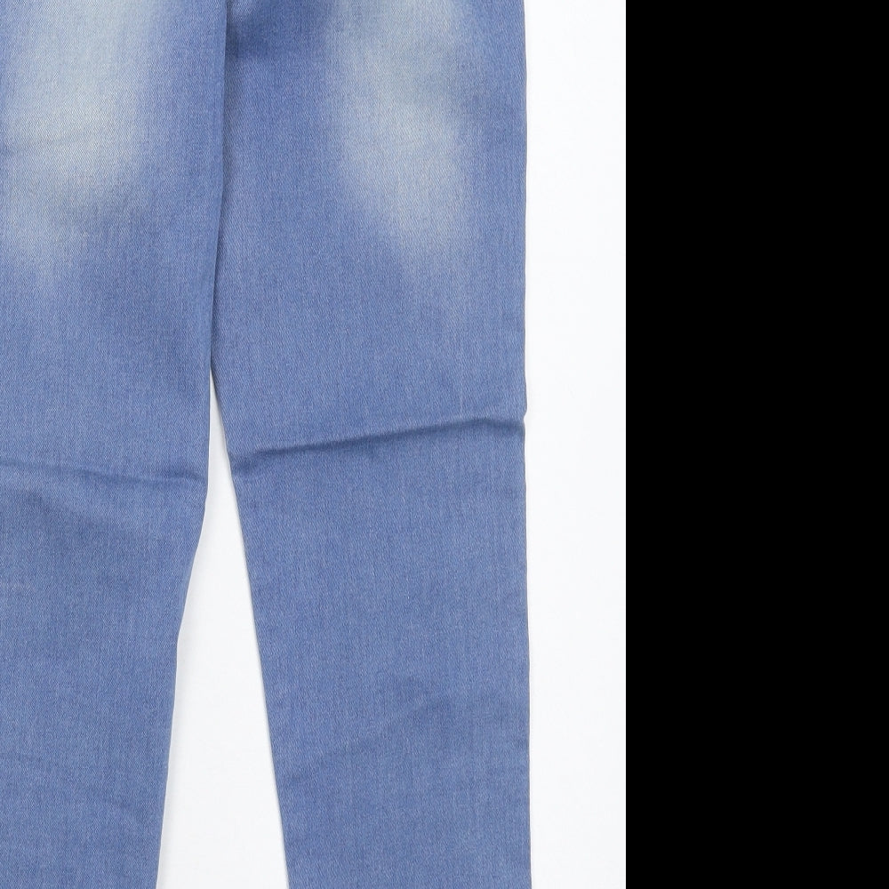 Crafted Womens Blue Denim Jegging Jeans Size 10 L23 in
