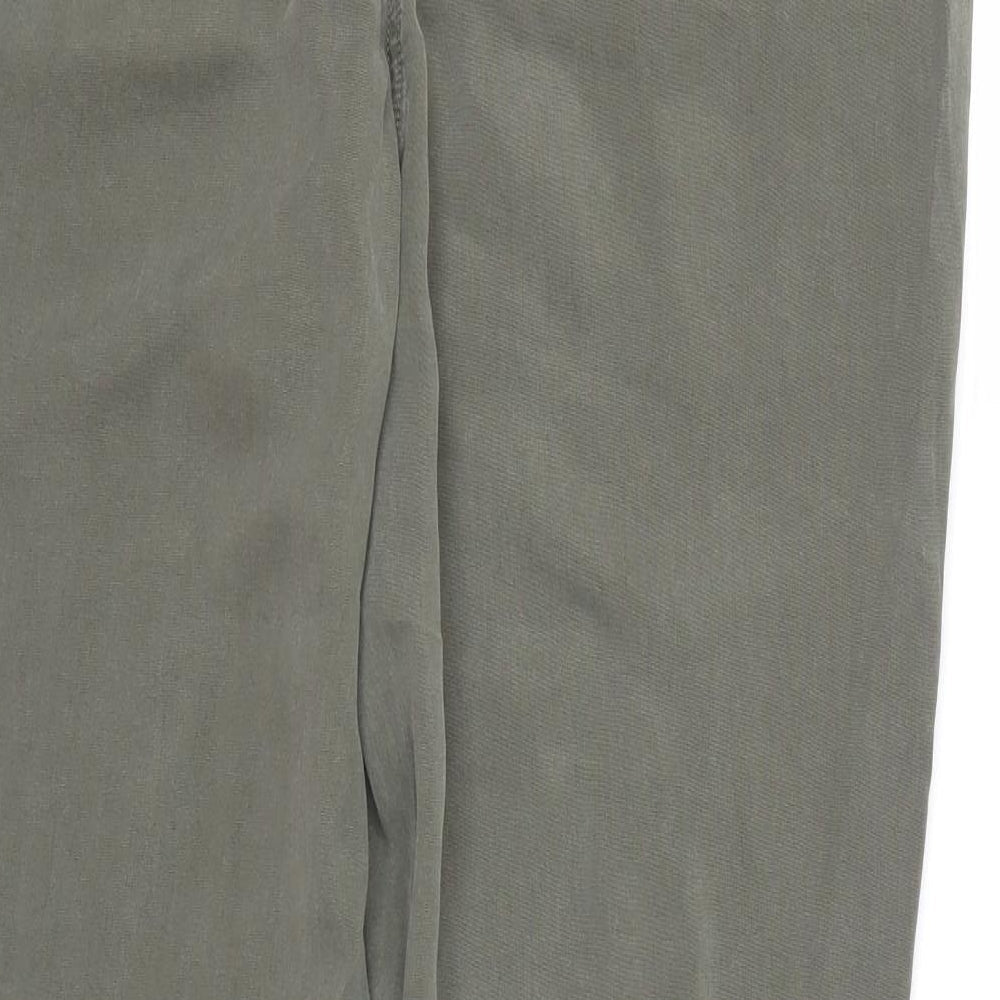 Marks & Spencer Womens Green Capri Trousers Size 34 L26 in