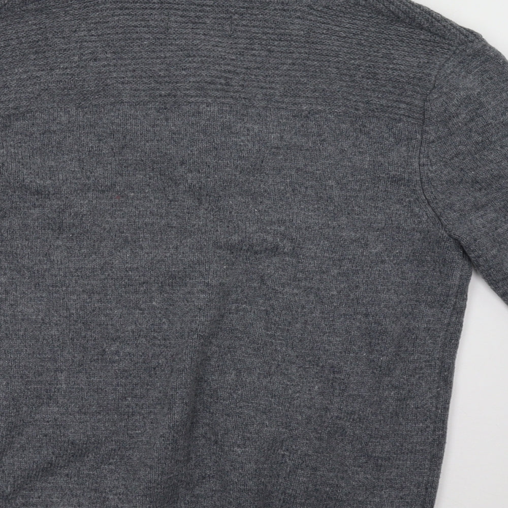 RESERVED Mens Grey Pullover Sweatshirt Size M