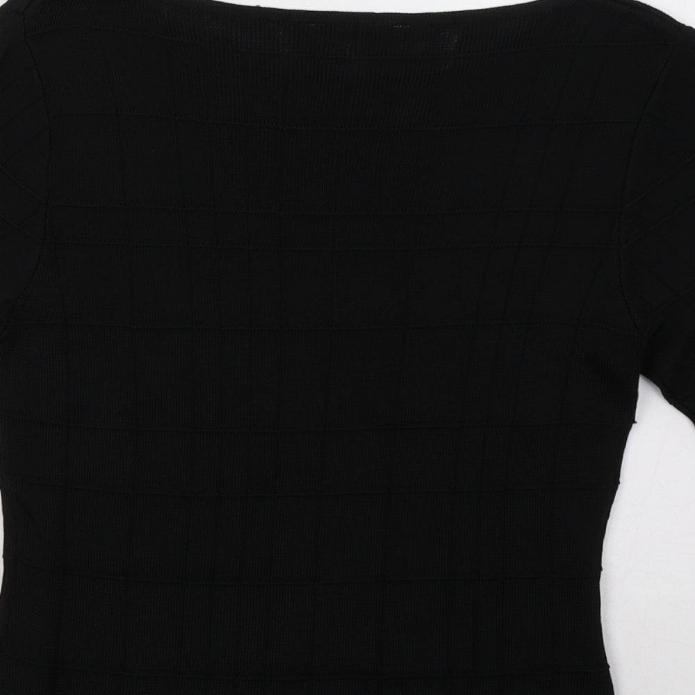Marks & Spencer Womens Black Pullover Sweatshirt Size 14