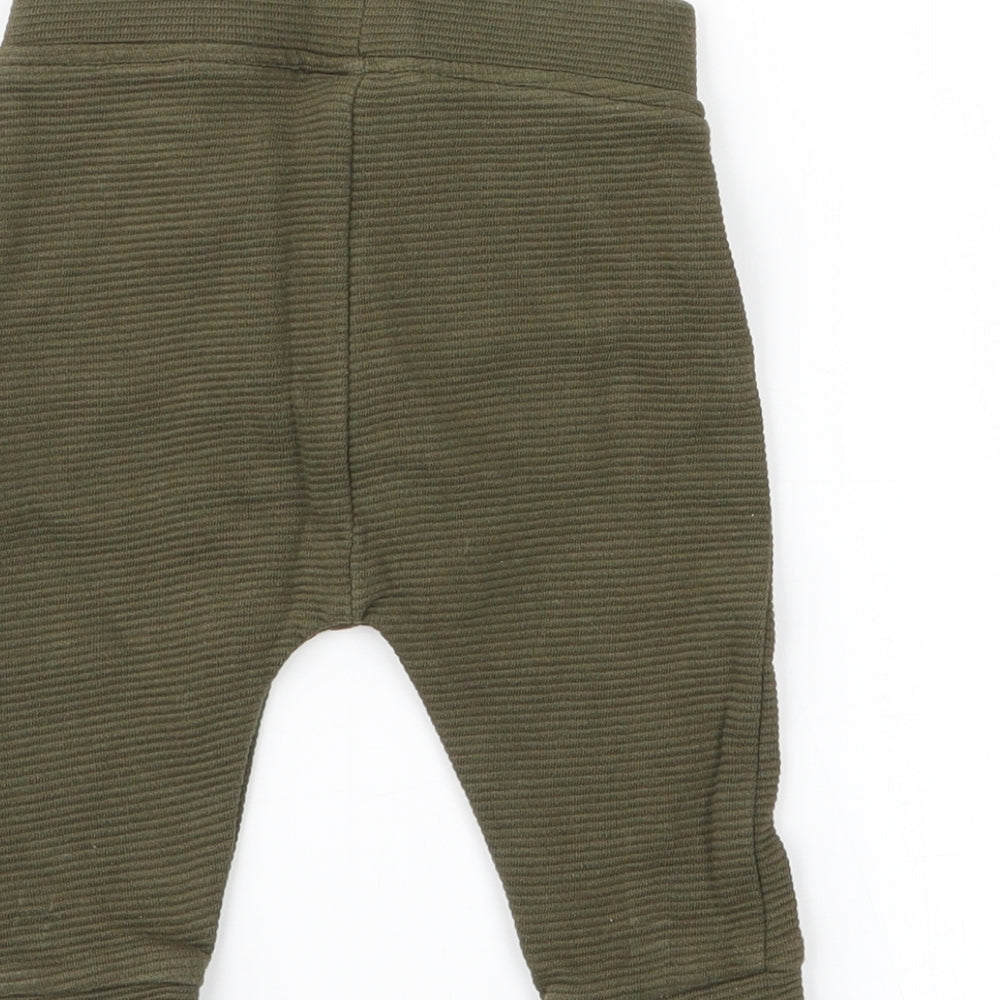George Baby Green Jogger Trousers Size 0-3 Months