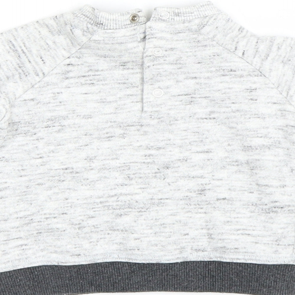 F&F Baby Grey Pullover Jumper Size 0-3 Months
