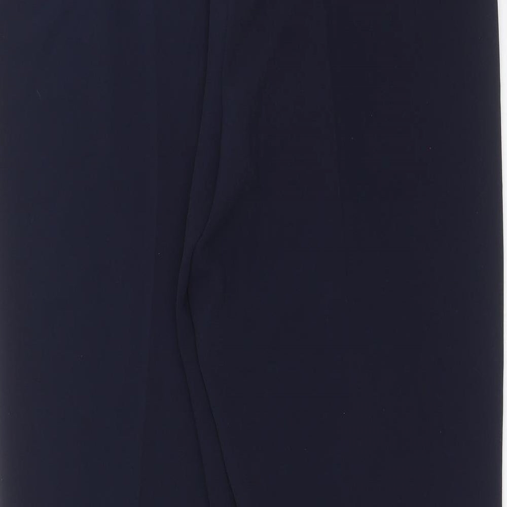 Domina Womens Blue Trousers Size 16 L27 in