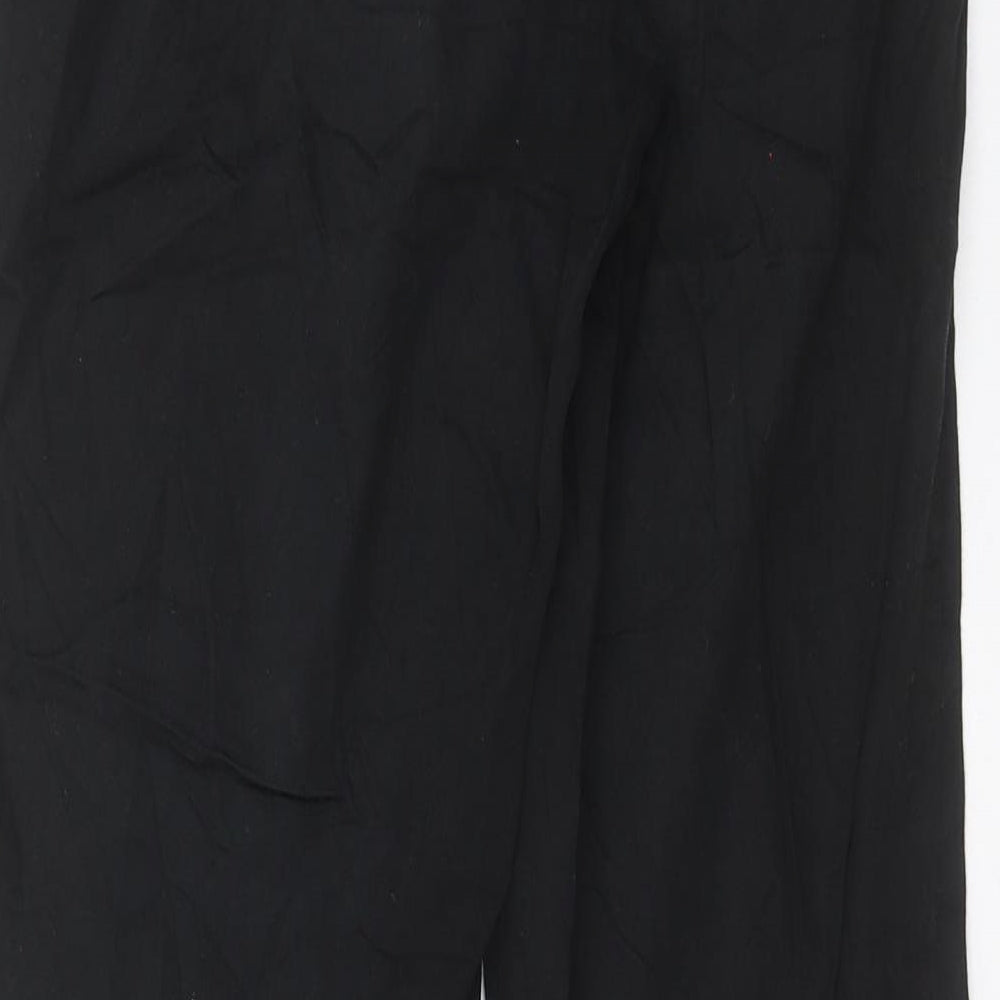 H&M Womens Black Trousers Size 10 L26 in