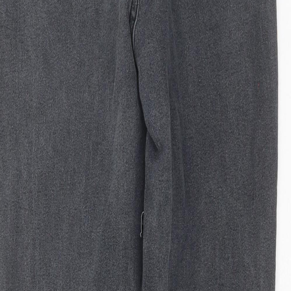 PRETTYLITTLETHING Womens Grey Denim Skinny Jeans Size 8 L27 in