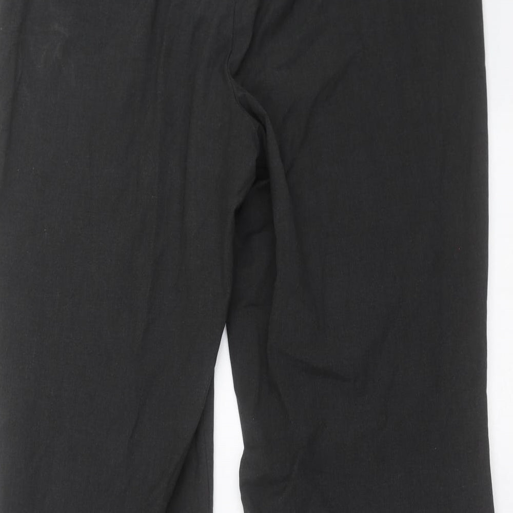 Marks and Spencer Womens Grey Trousers Size 14 L27 in - short Leg