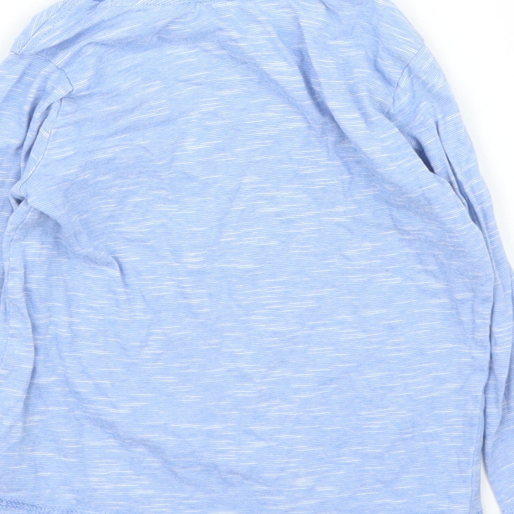 Mothercare Boys Blue Striped Basic T-Shirt Size 12 Months
