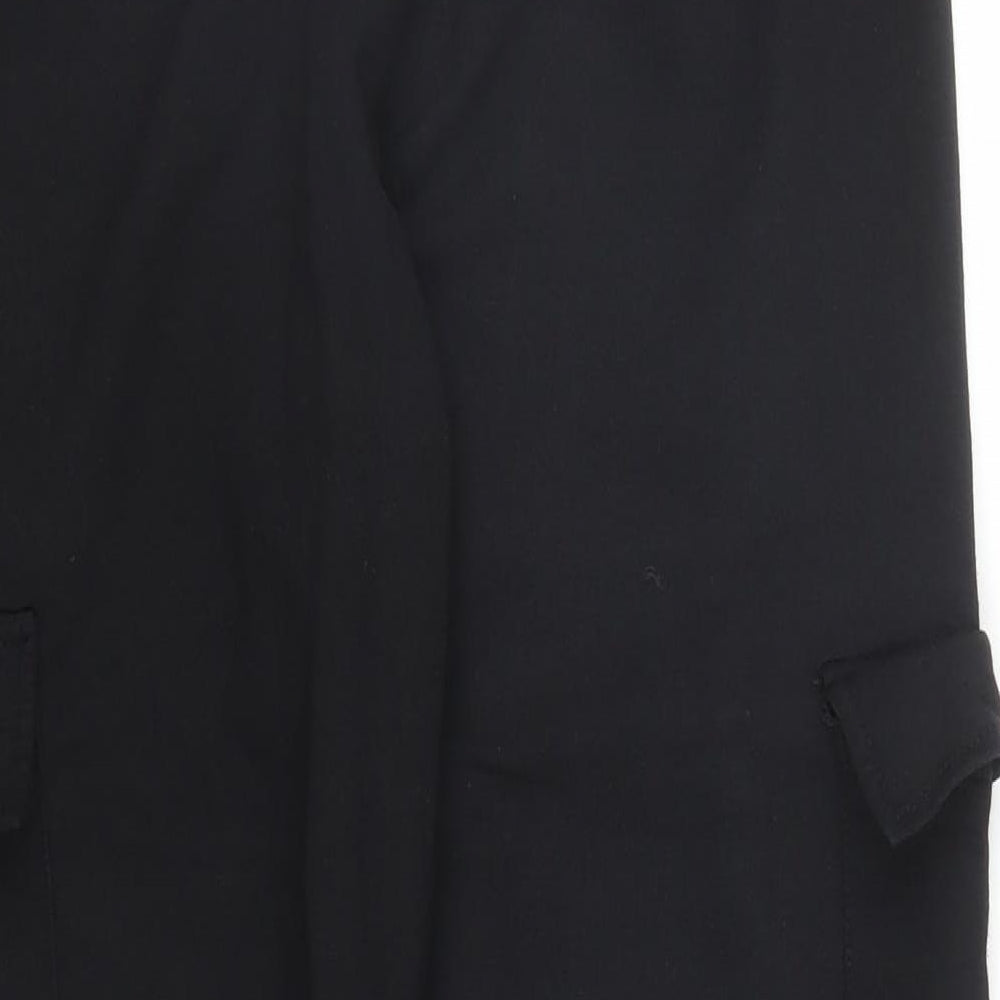 Boohoo Womens Black Sweatpants Trousers Size M L22 in