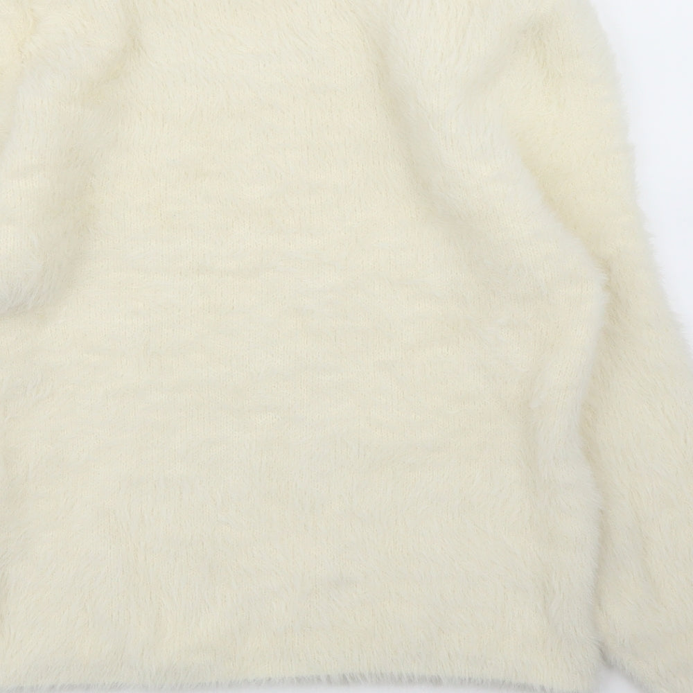 Isabella Womens Ivory Pullover Jumper Size S
