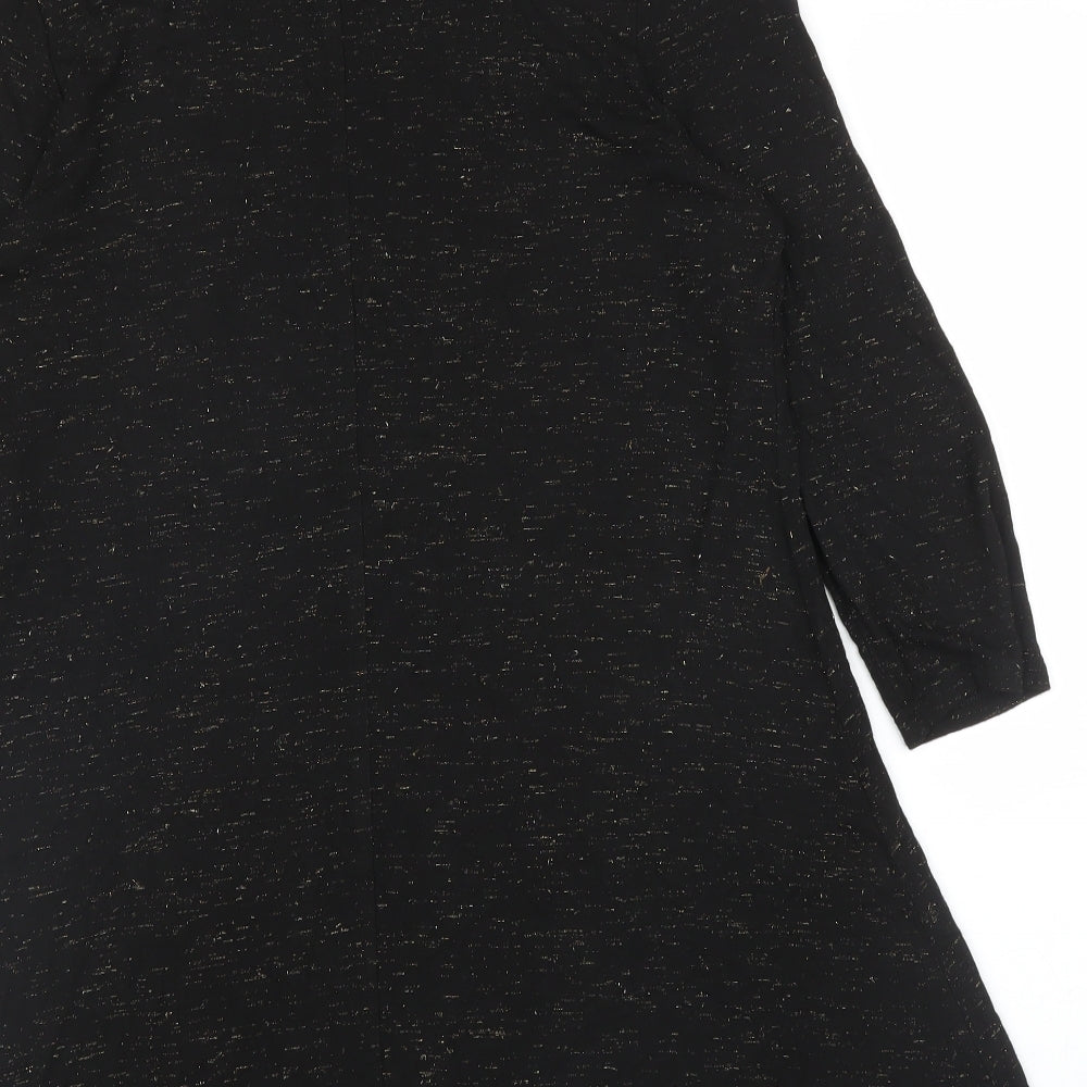 Marks & Spencer Womens Black Fit & Flare Size 4