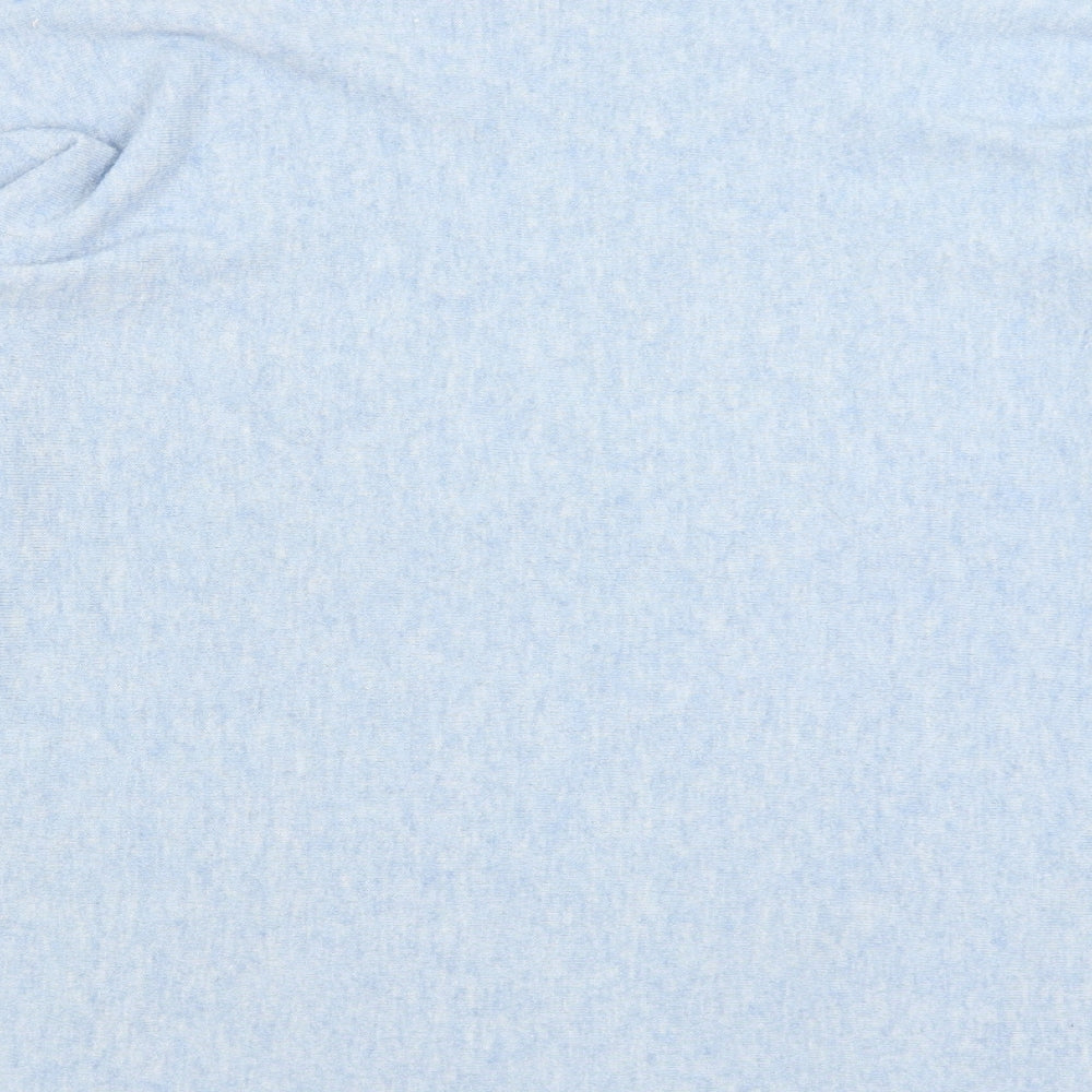 Senza Tempo Womens Blue Basic T-Shirt Size L