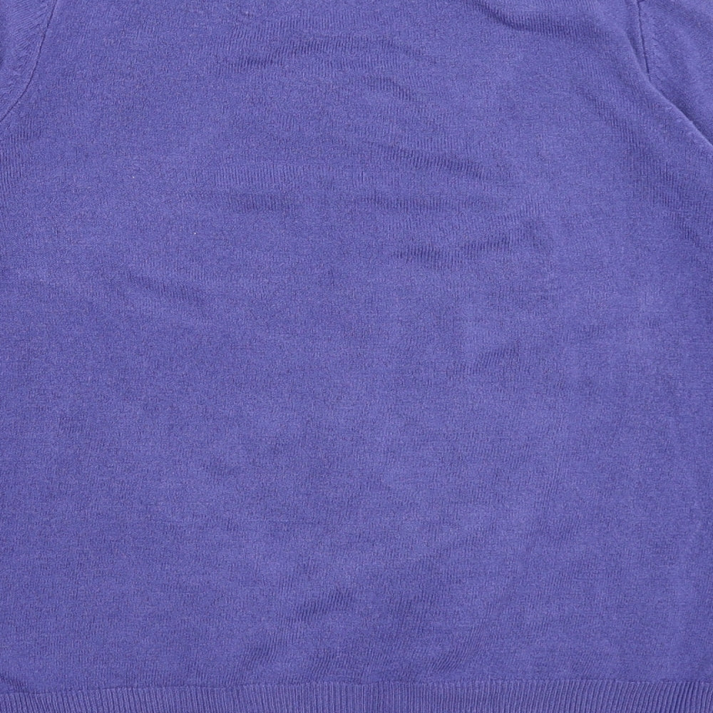 Marks & Spencer Womens Purple Pullover Jumper Size 12