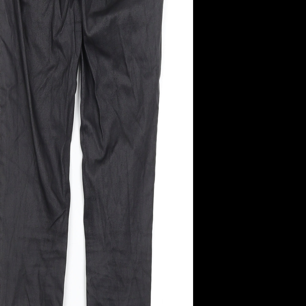 Denim Co Womens Black Trousers Size 8 L27.5 in