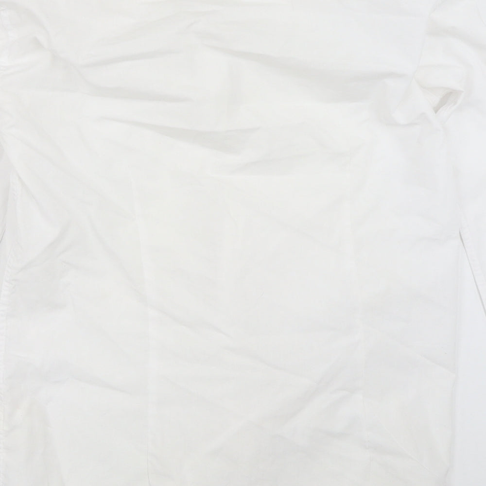 Cedarwood State Mens White Button-Up Size 14.5