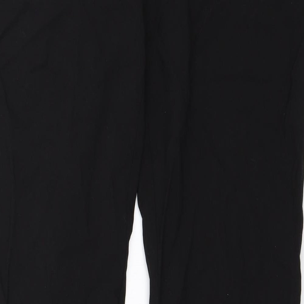 Dunnes Stores Womens Black Trousers Size 10 L30 in