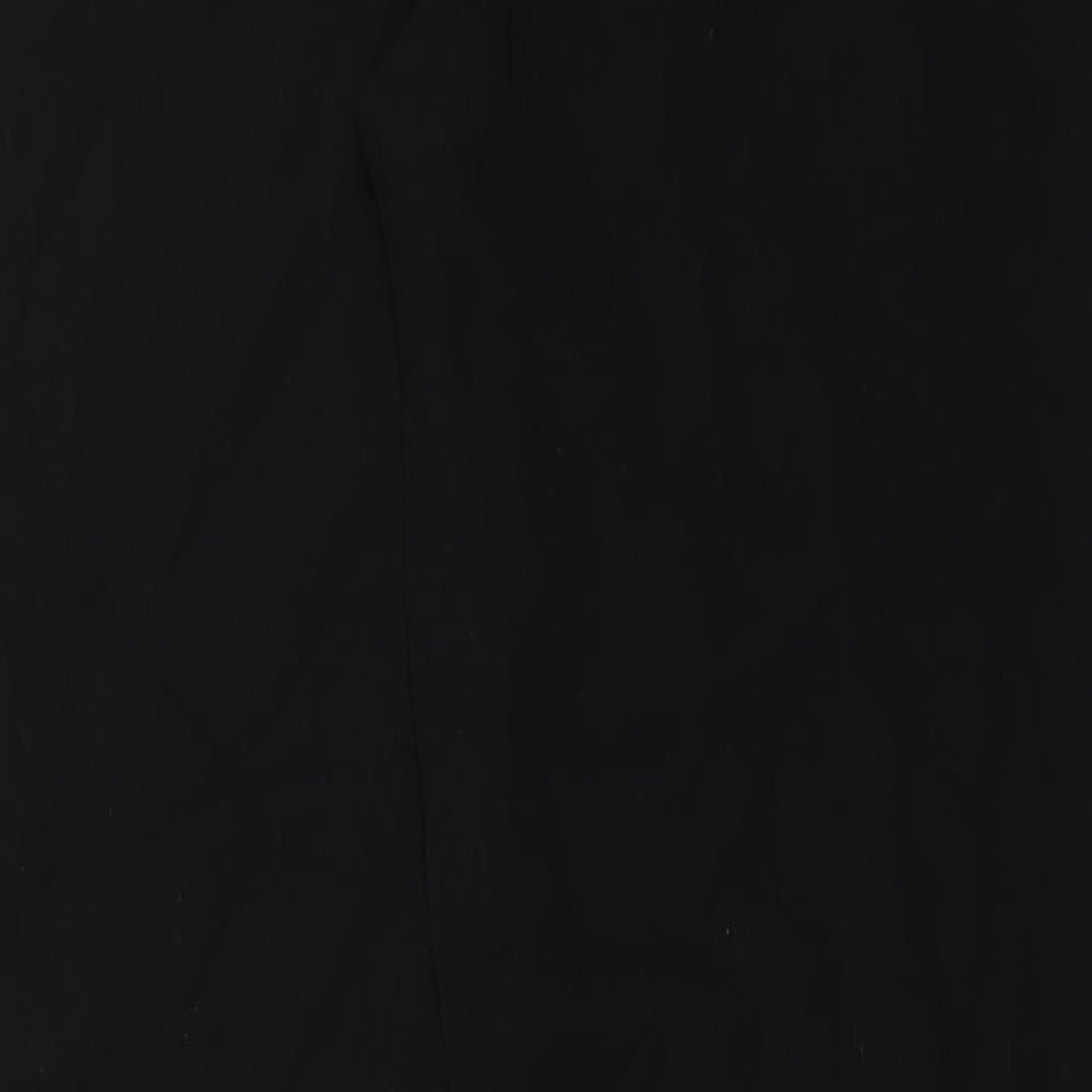 Marks and Spencer Womens Black Trousers Size 14 L32 in