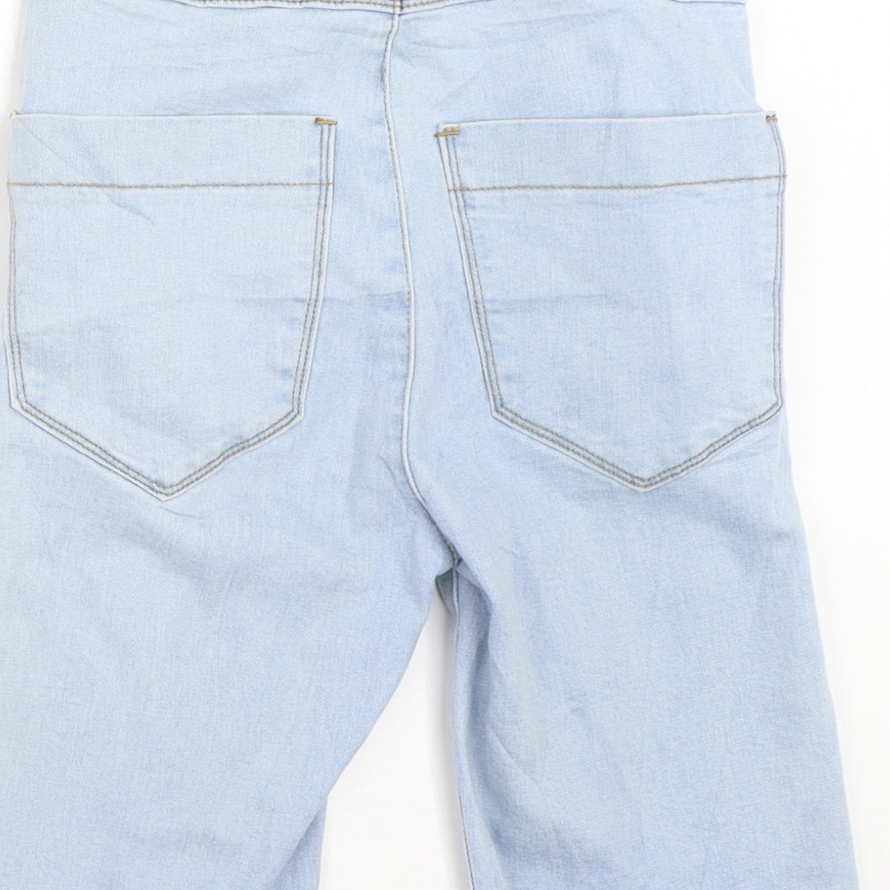 Lasula Womens Blue Denim Cut-Off Shorts Size 6