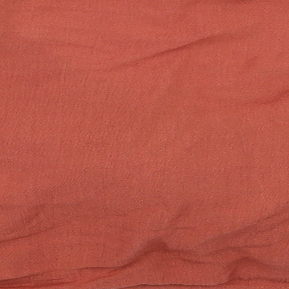 Iisla & Bird Womens Orange Cropped Blouse Size 6