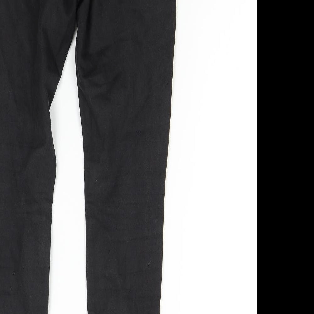Love Label Womens Black Skinny Jeans Size 12 L28 in