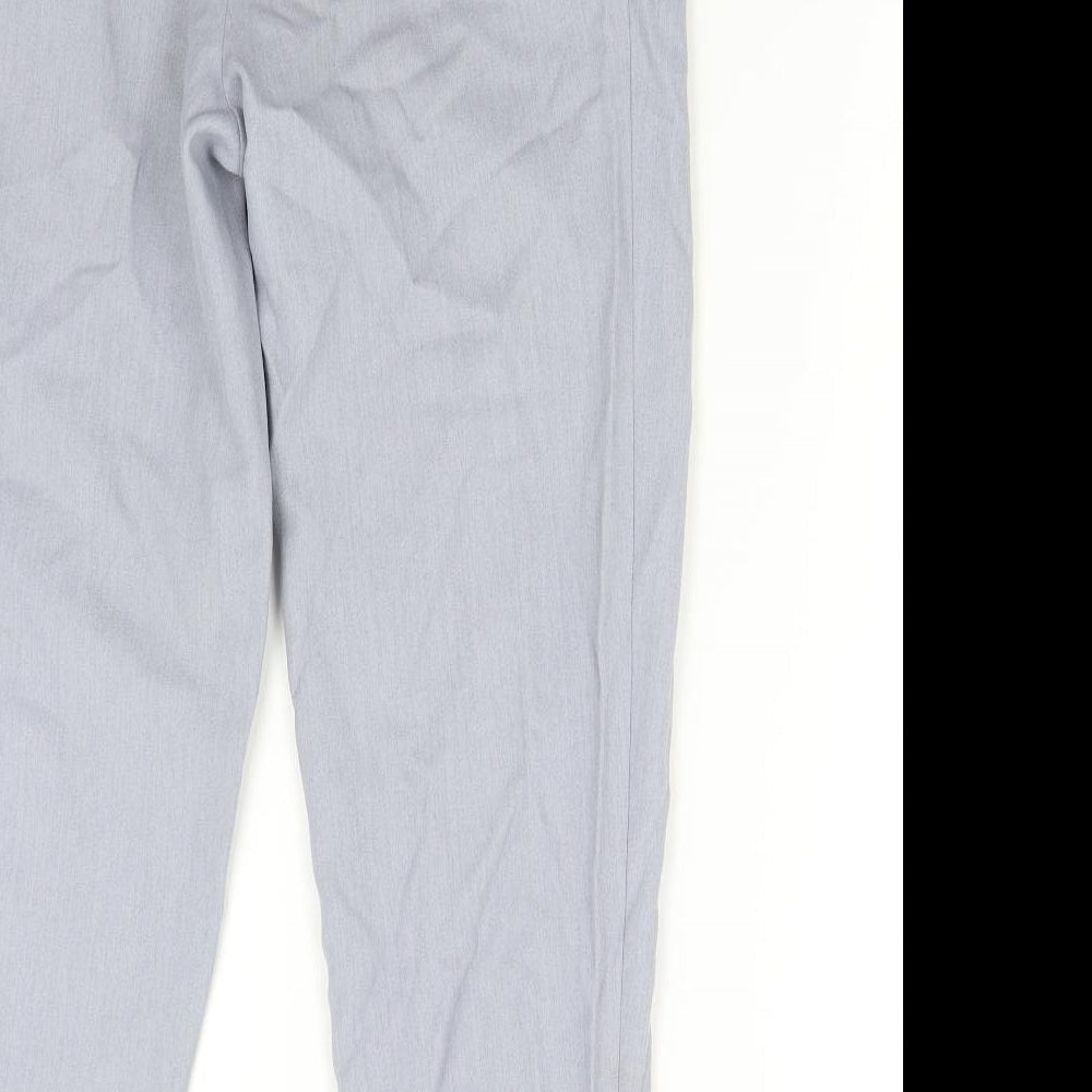 Marks & Spencer Womens Grey Trousers Size 12 L27 in