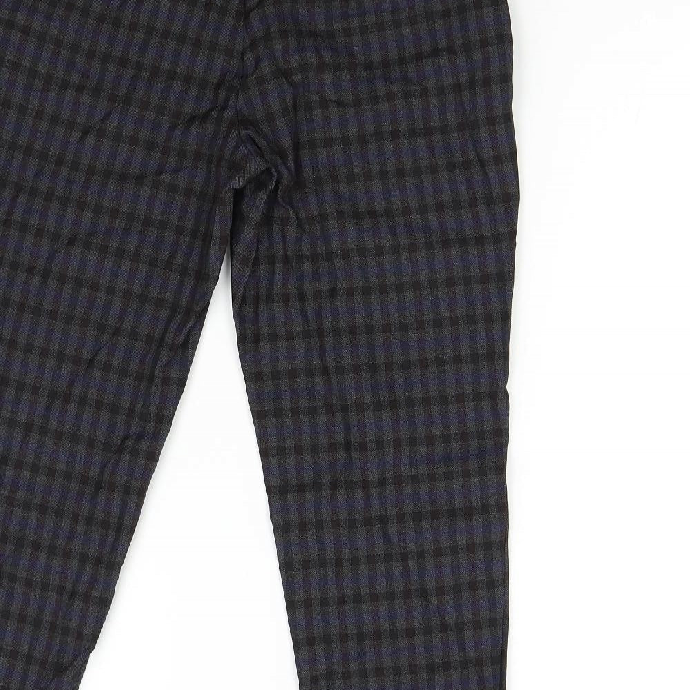 Dorothy Perkins Womens Multicoloured Check Capri Trousers Size 10 L22 in
