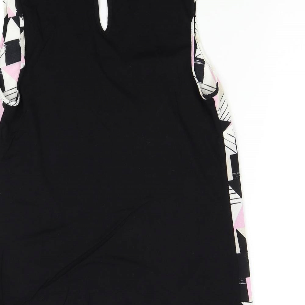 Matalan Womens Multicoloured Geometric Basic Blouse Size 12