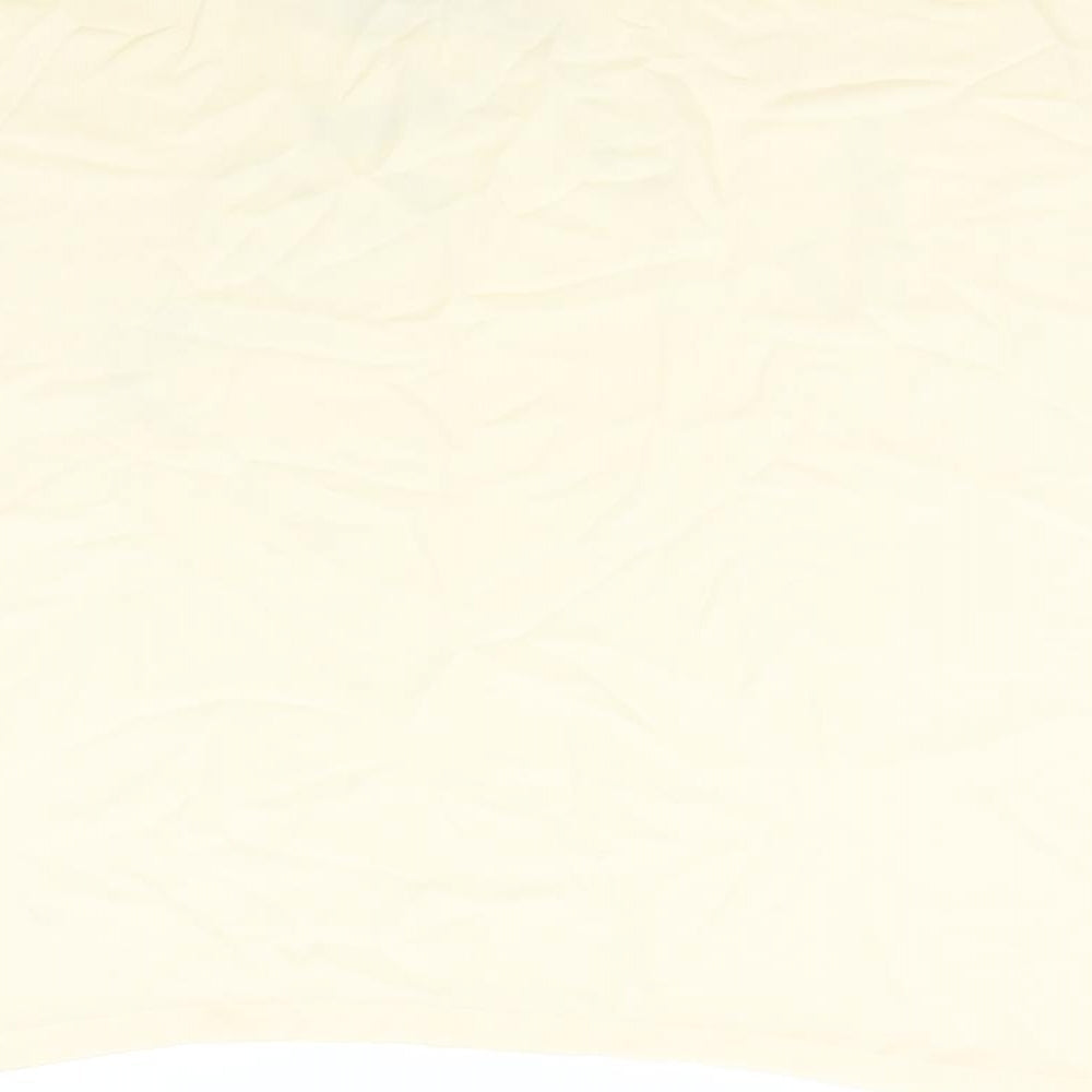 Anany Womens Beige Basic Blouse Size M