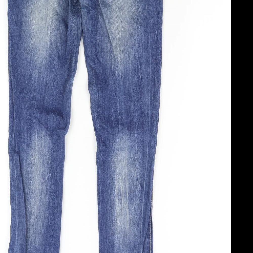 Bershka Womens Blue Denim Skinny Jeans Size 38 L31 in