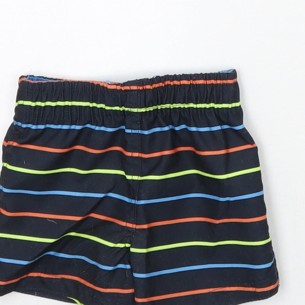 Primark Boys Black Striped Cropped Trousers Size 3-6 Months