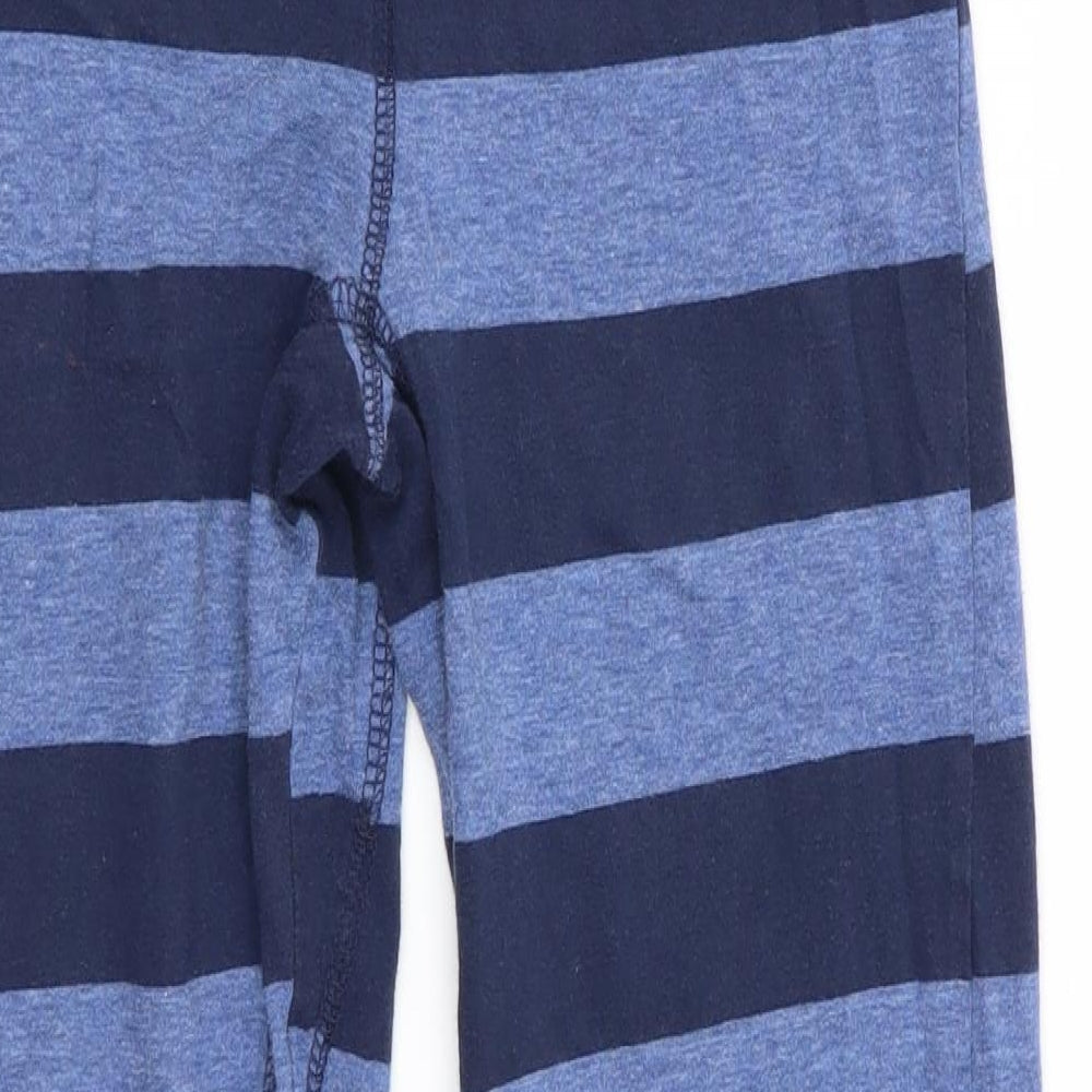 Primark Rebel by Primark Boys Blue Striped Pyjama Pants Size 8-9 Years
