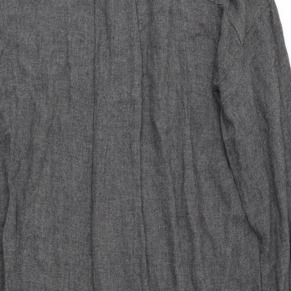 Zara Womens Grey Shirt Dress Size 4