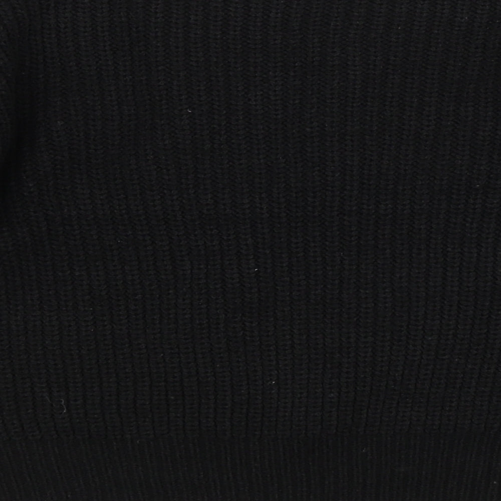 Boohoo Womens Black Pullover Jumper Size M