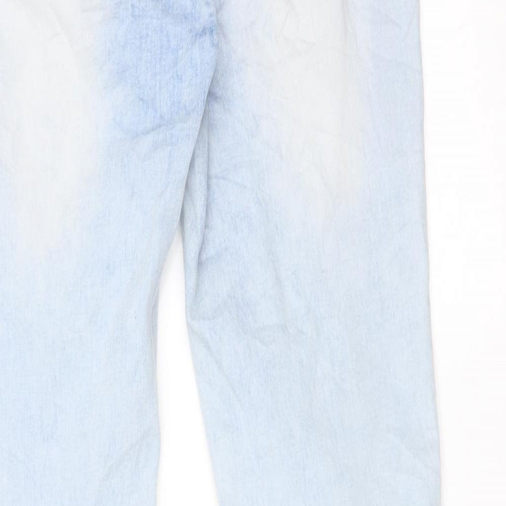 LANTIS Womens Blue Straight Jeans Size 10 L29 in