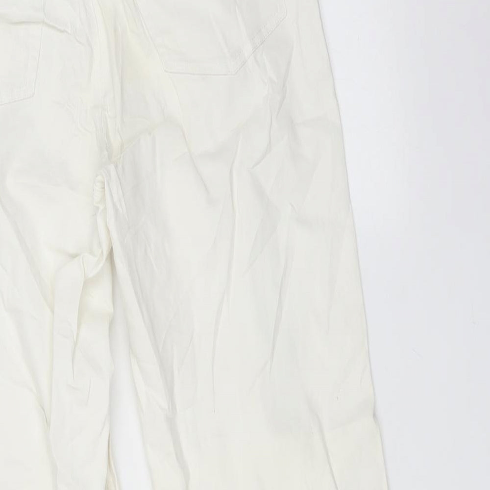MICHA Womens White Straight Jeans Size 10 L27 in