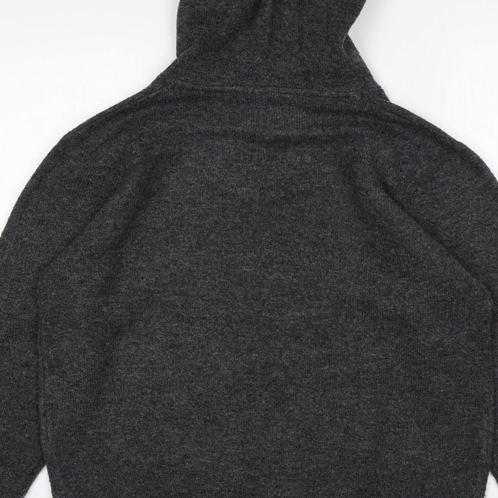 Prewron Womens Grey Pullover Hoodie Size M
