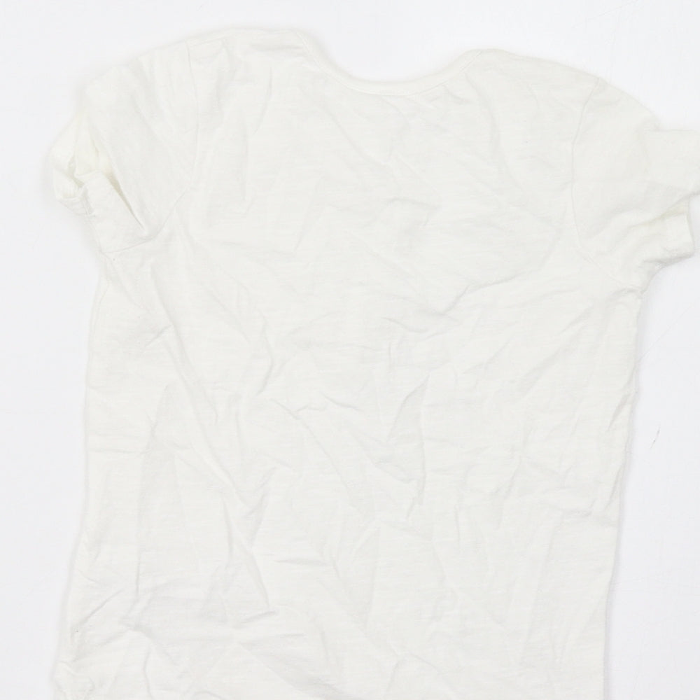 George Boys White Basic Polo Size 3-4 Years