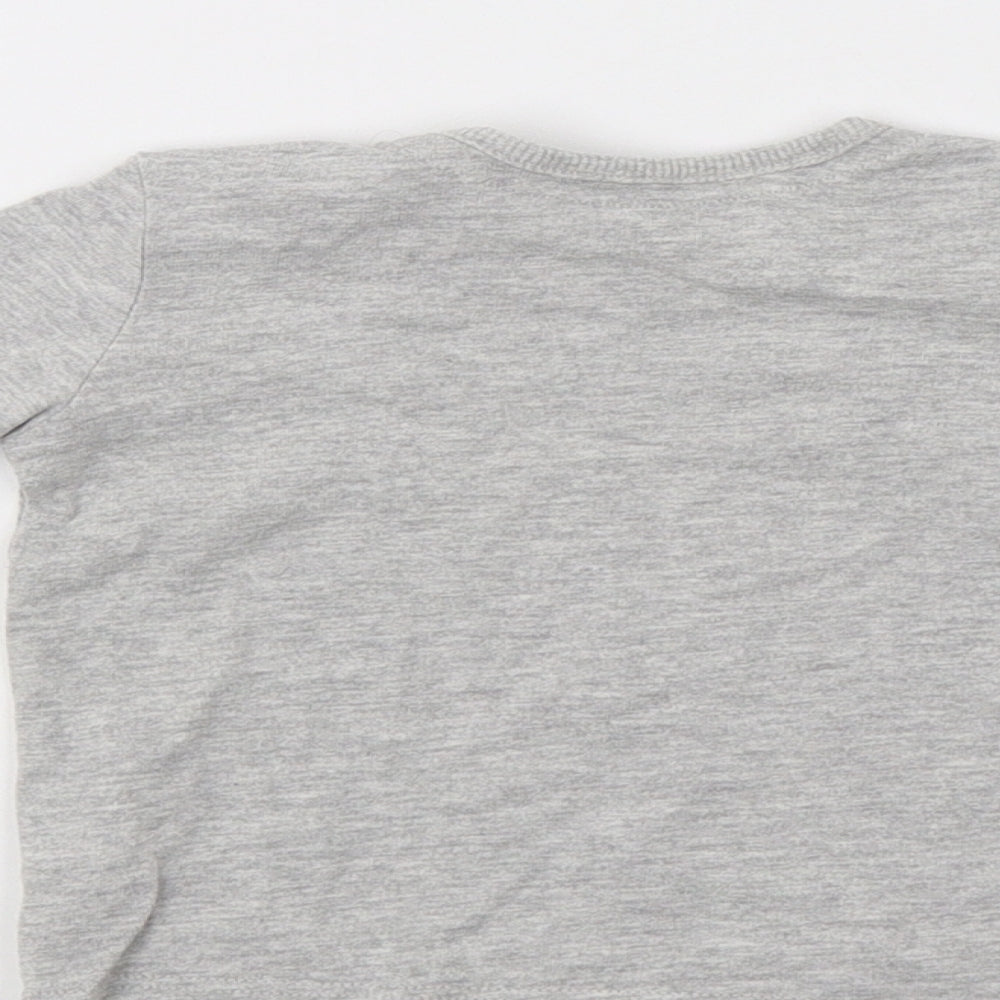 George Baby Grey Basic T-Shirt Size 3-6 Months - Born To Be Wild