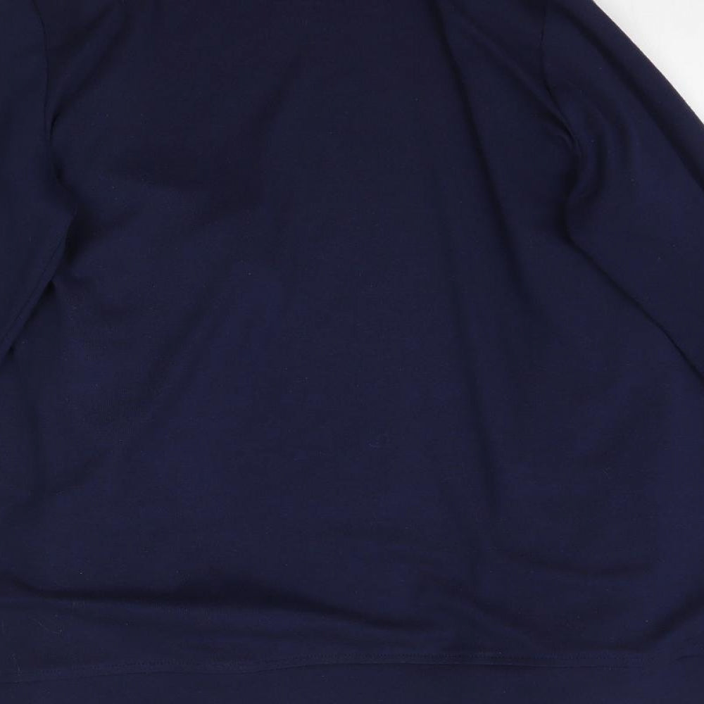 Bonmarché Womens Blue Cardigan Jumper Size 12