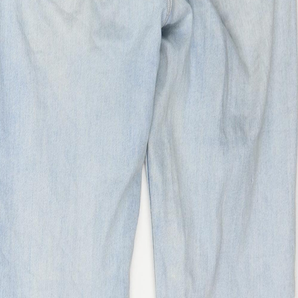 H&M Womens Blue Denim Skinny Jeans Size 8 L30 in