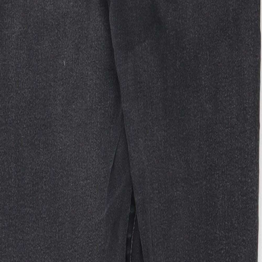 Topshop Womens Grey Denim Skinny Jeans Size 28 in L30 in