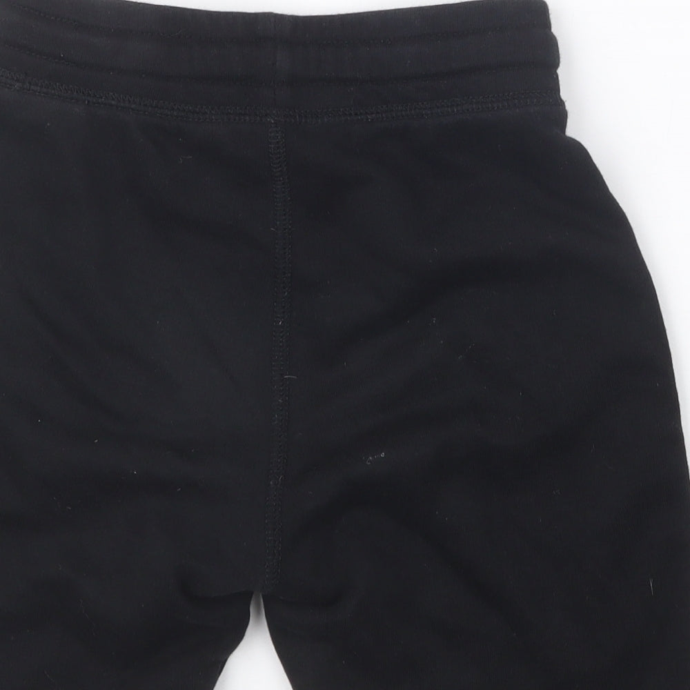 H&M Boys Black Sweat Shorts Size 6 Years
