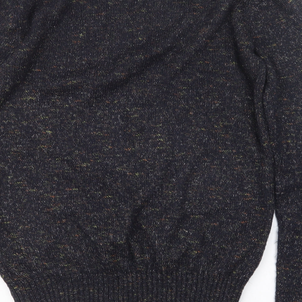 Cedarwood State Mens Blue Knit Pullover Jumper Size M