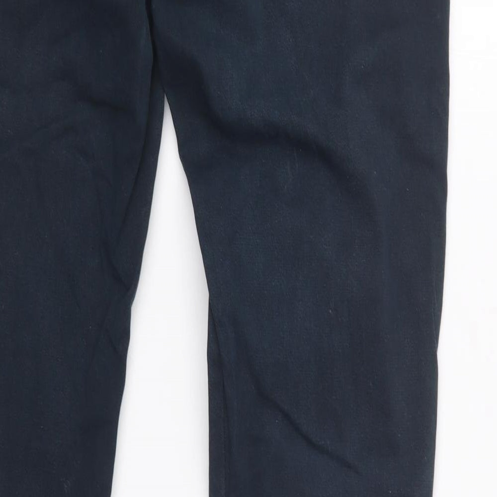 Moto Womens Blue Trousers Size 12 L31.5 in