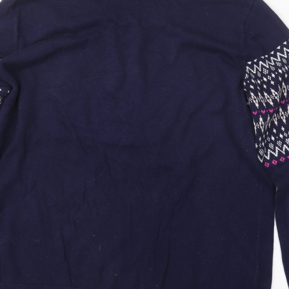 Gap Womens Blue Knit Pullover Jumper Size M
