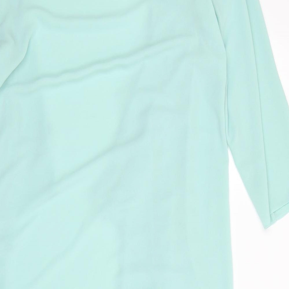 decisions Womens Green Overcoat Coat Size 16