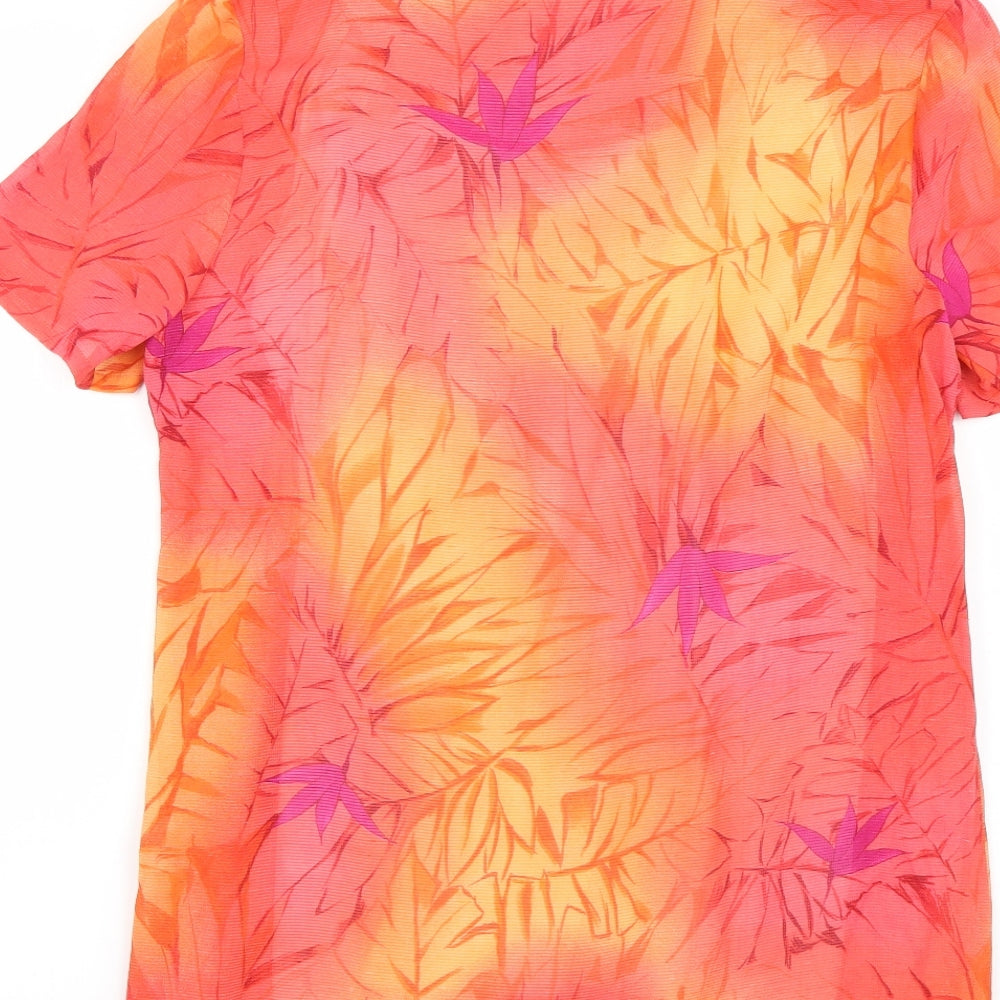 paul seperates Womens Multicoloured Floral Basic Button-Up Size M