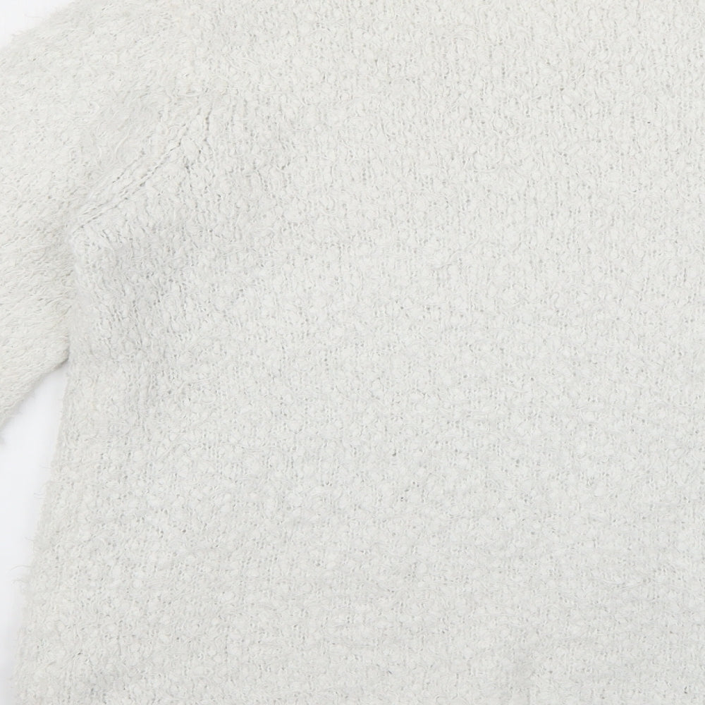 BHS Womens White Pullover Jumper Size 18