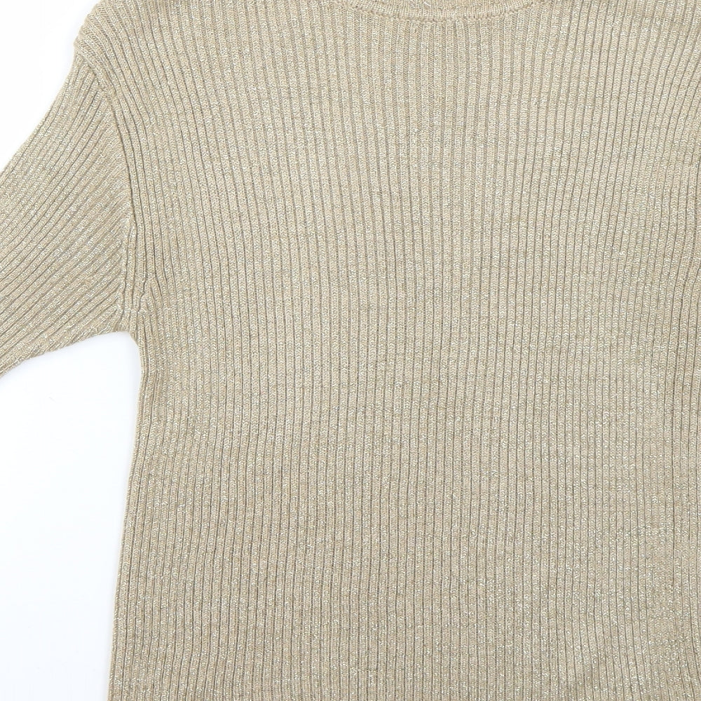 Preworn Womens Gold Pullover Jumper Size XL